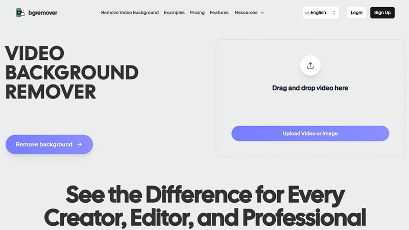 BGRemover.video Transparent Video Maker