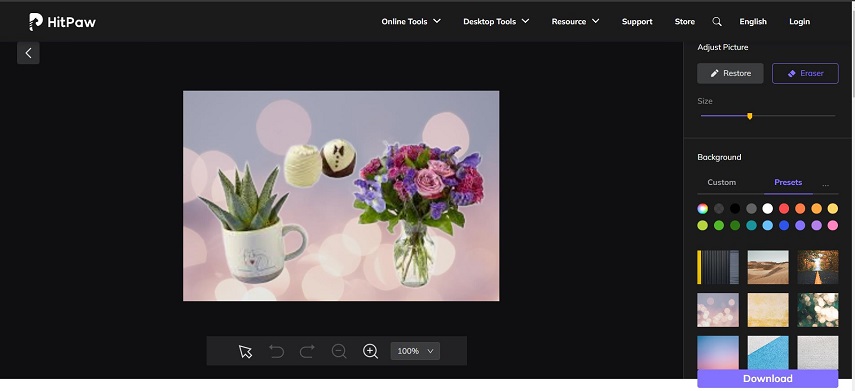 change image background