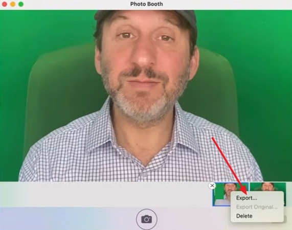 saving mac filters photo booth shot