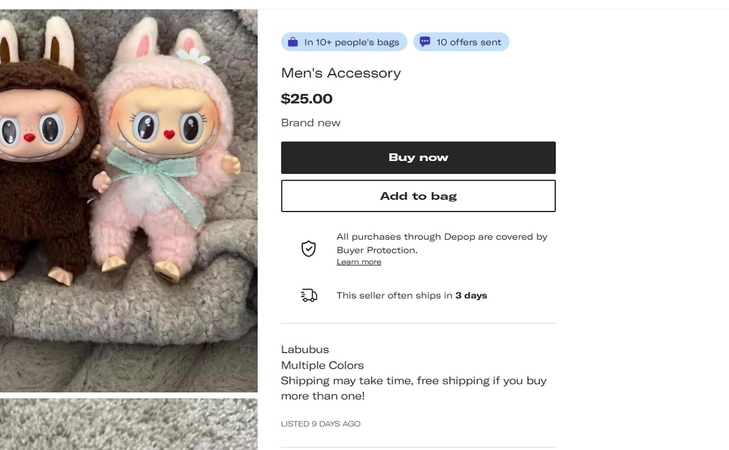 sell clothes fast depop free shipping