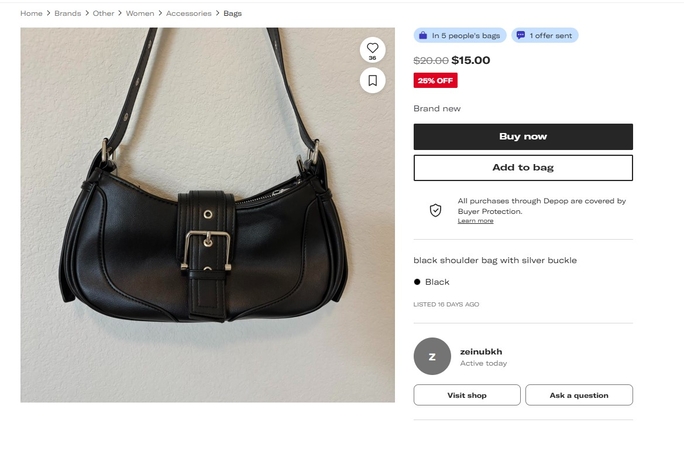 maintain old listing sell fast depop