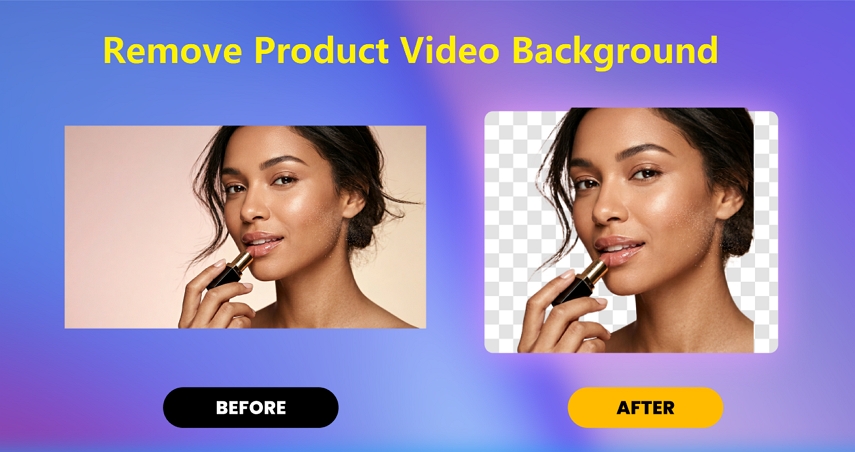 remove product video background