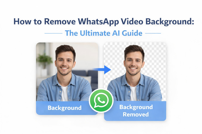 remove WhatsApp video background
