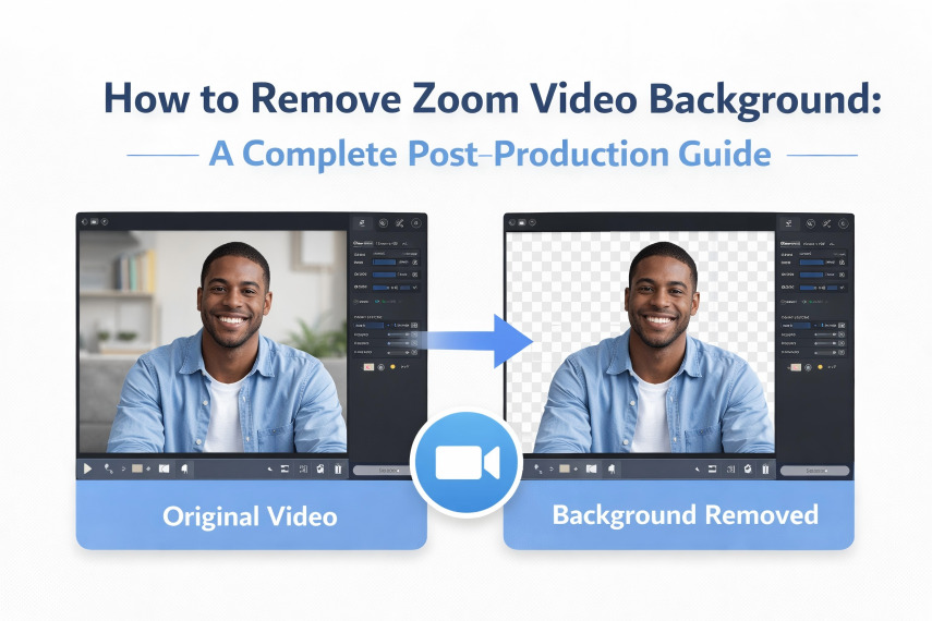 remove Zoom video background