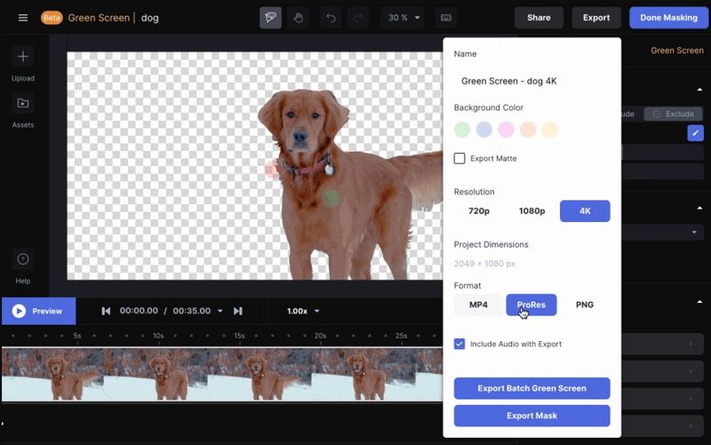 runwayml video background remover