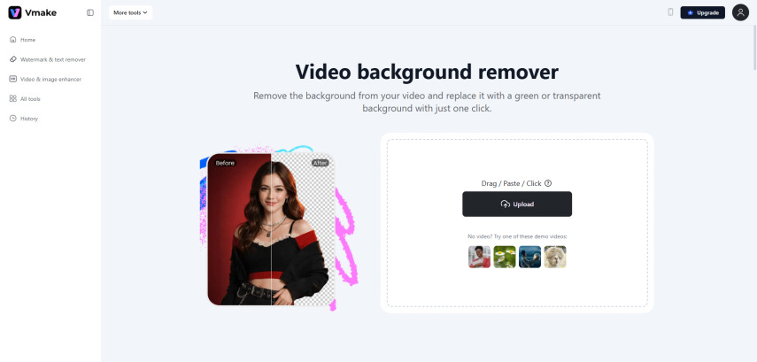 vmake video background remover