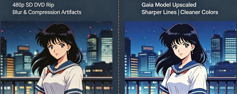 480p to 1080p via gaia cg