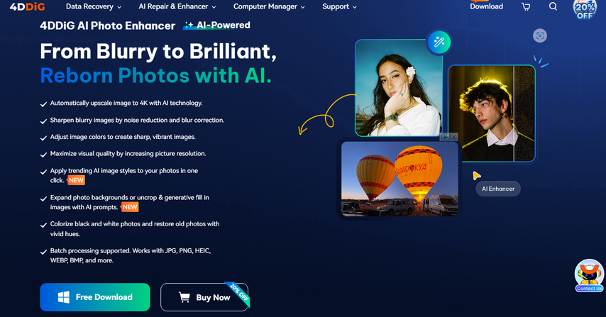 4ddig ai photo enhancer review