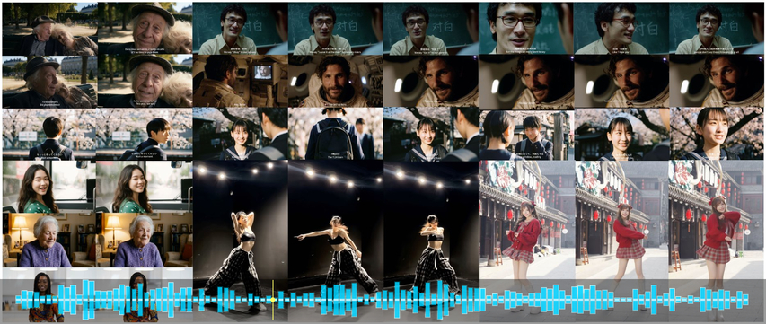 DaVinci-MagiHuman AI generating synchronized audio and video demo