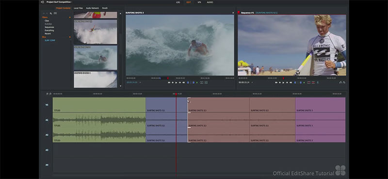 how to crop a video in lightworks