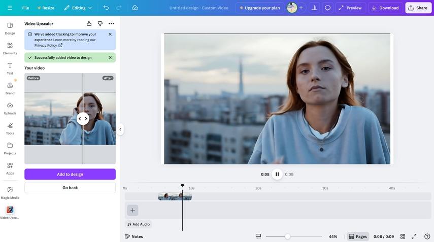 export video from canva
