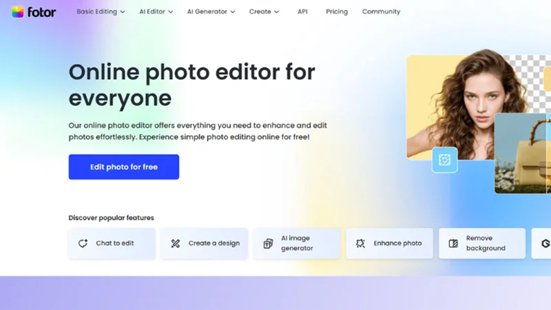 fotor online photo editor like lunapic