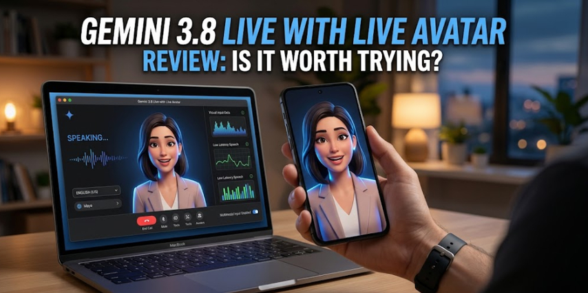 Gemini 3.8 Live with Live Avatar conversational interface demonstration