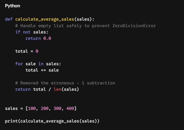 gemini 4 Argon advanced reasoning demonstrated through corrected Python code
