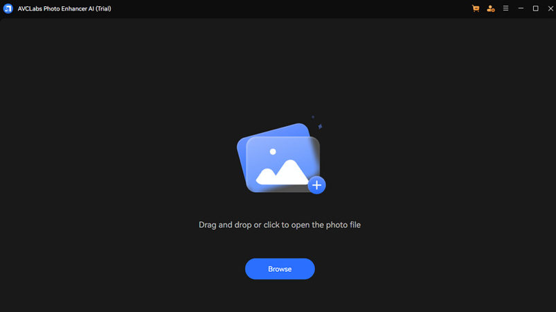 Import Photo to AVCLabs Photo Enhancer