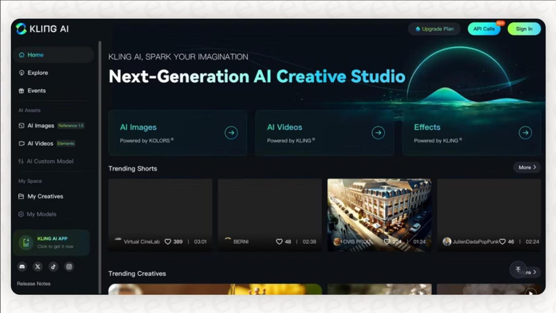 Kling AI text to video generator