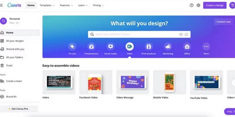open canva