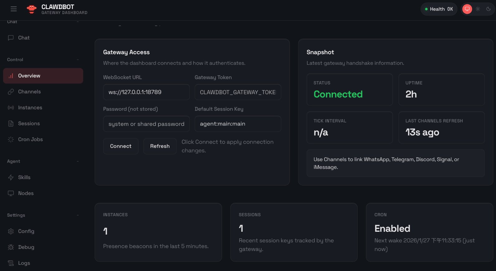 openclaw ai agent interface