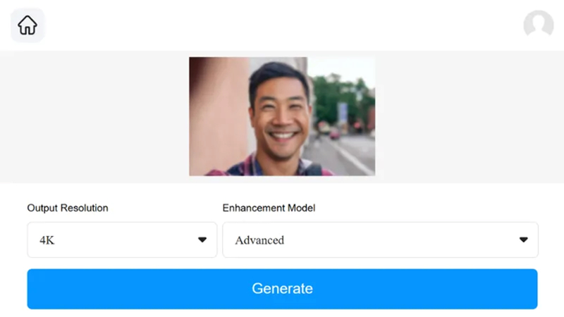 upload photo for picsman enhancement