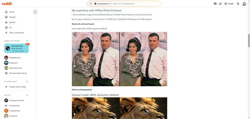 forum recommendation of fotorpea