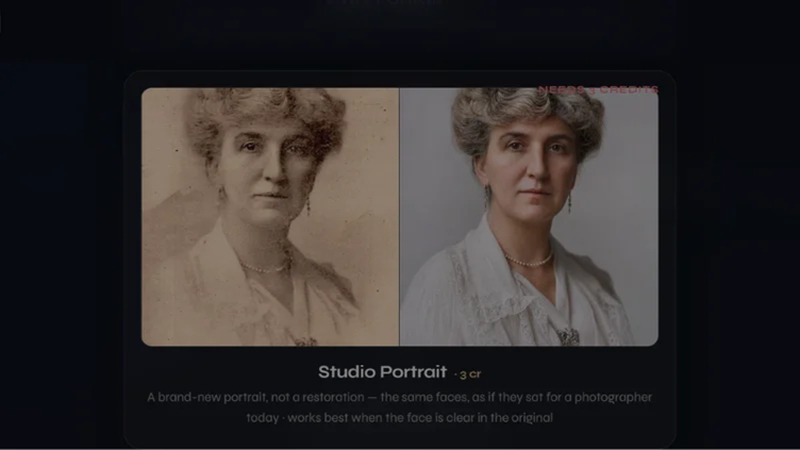 reframe studio portrait creating a polished portrait