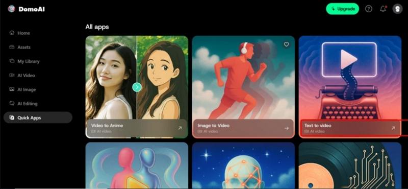 select text to video domoai