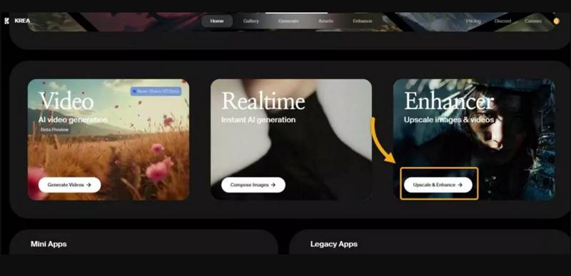 krea ai bild und video verbessern