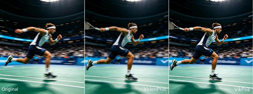 videoproc sports action footage test