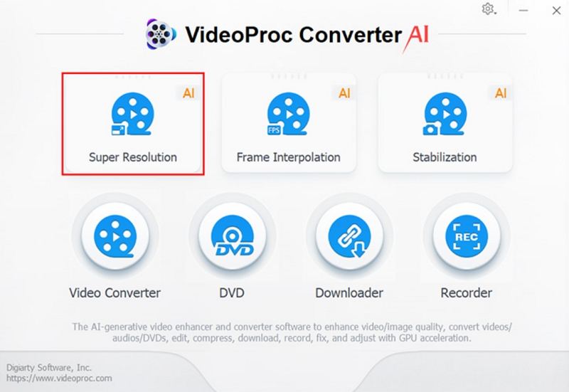 videoproc super resolution