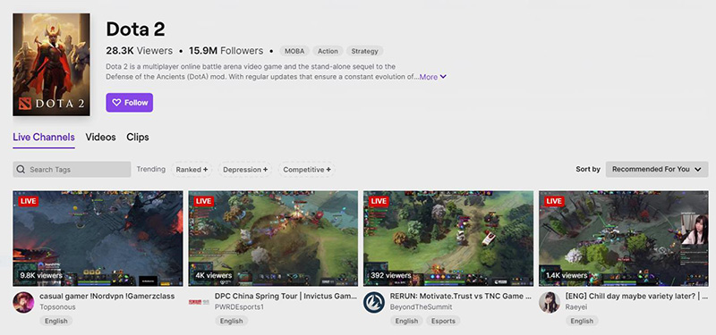 what to stream right now twitch