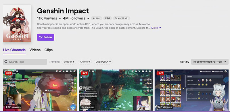 what game should i stream