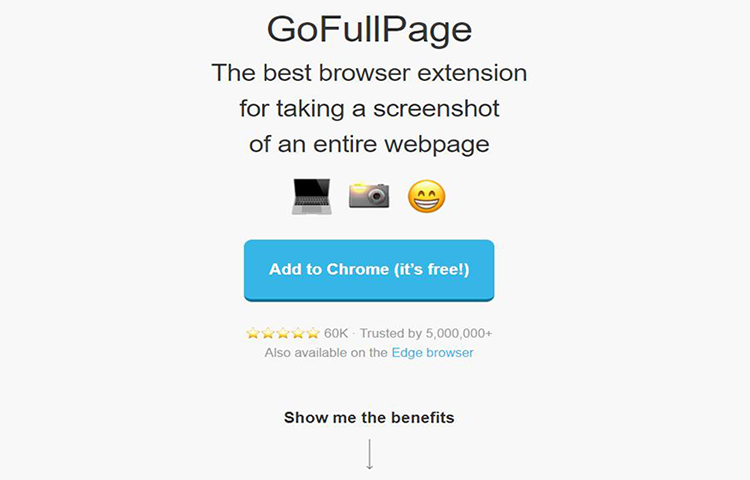 gofullpage extension