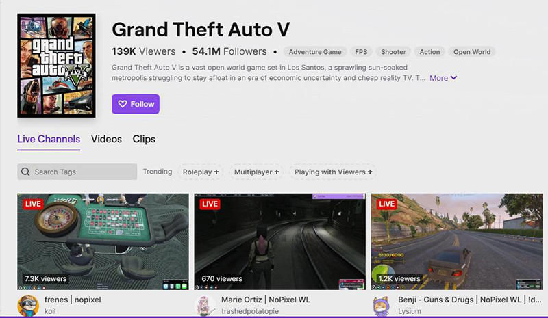 what to live stream on twitch