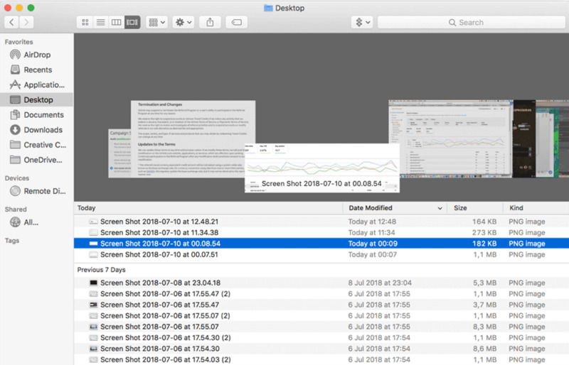 macbook screenshot to clipboard