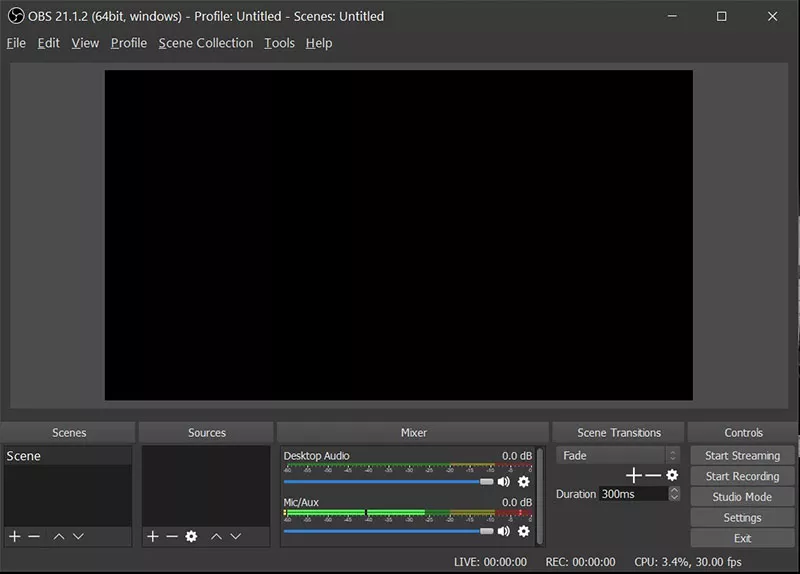 obs screen recorder