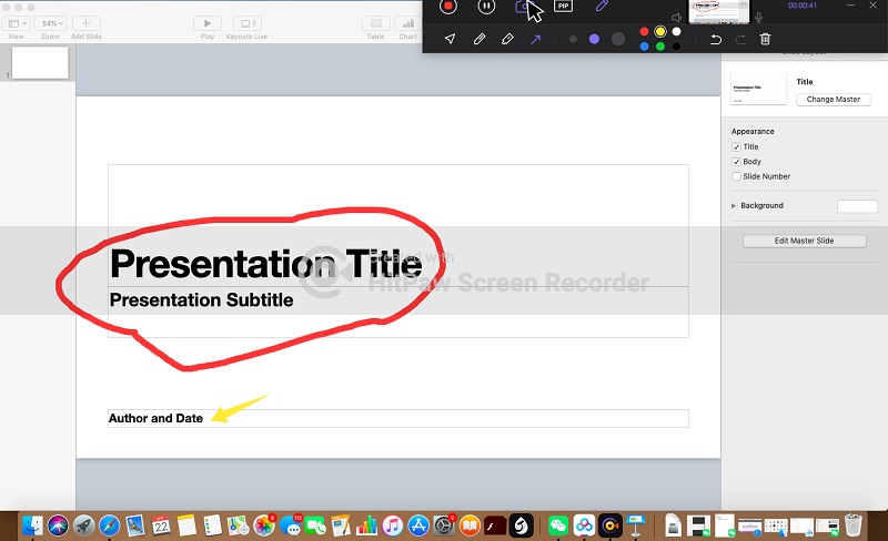 record powerpoint presentation on Mac