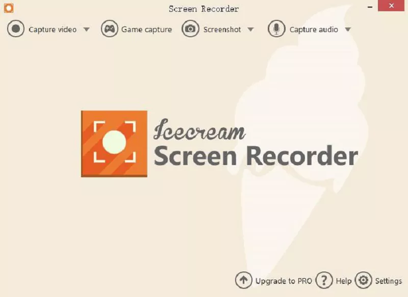 تسجيل الشاشة باستخدام Icecream Screen Recorder