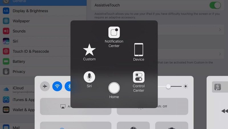 screenshot not working iPad