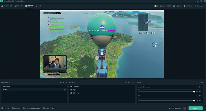 StreamLabs 스트리밍 소프트웨어