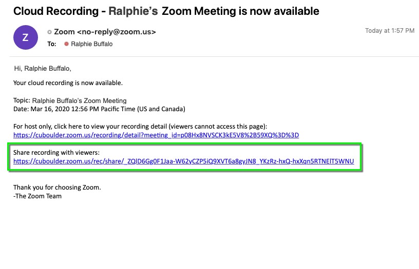 줌 클라우드 녹화 링크
