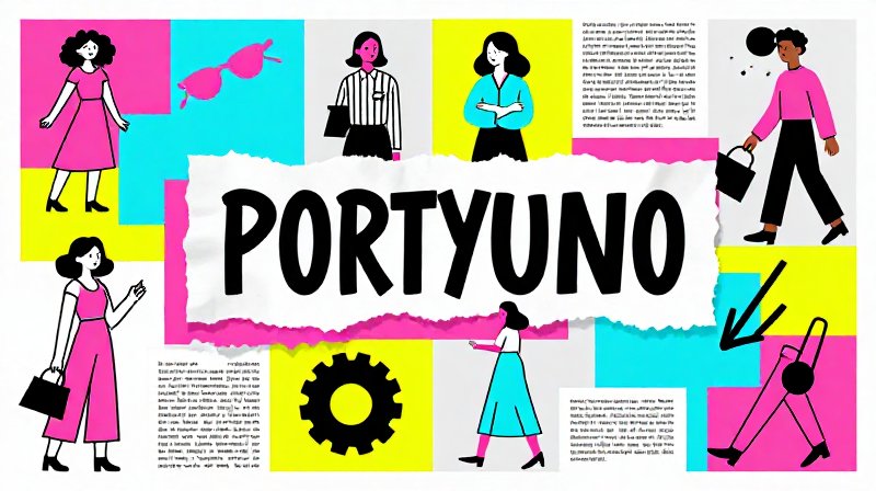 크리에이티브 콜라주 흐름