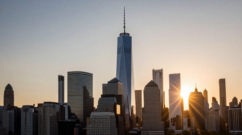 황금빛 스카이라인 뷰