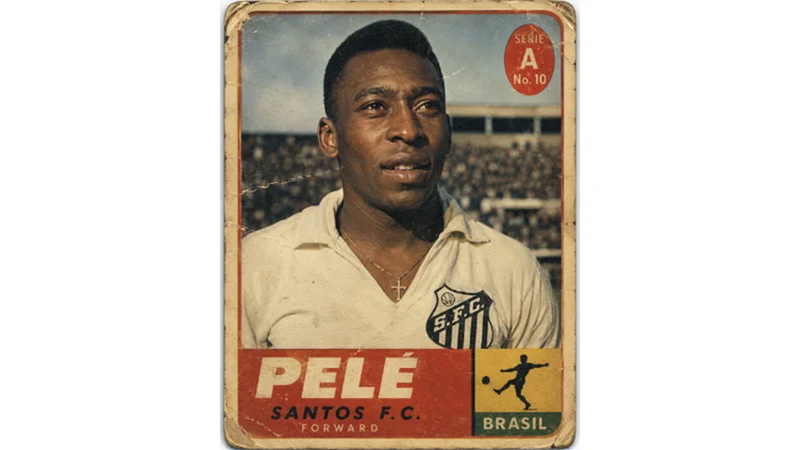 football legend trading card