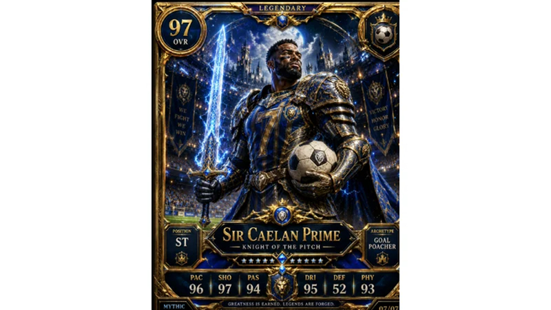 fantasy football knight card
