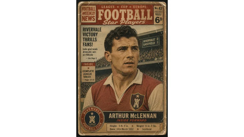 nostalgic football card design