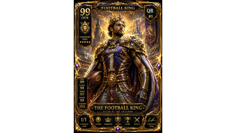 fantasy football king card