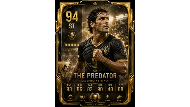 legendary football player card