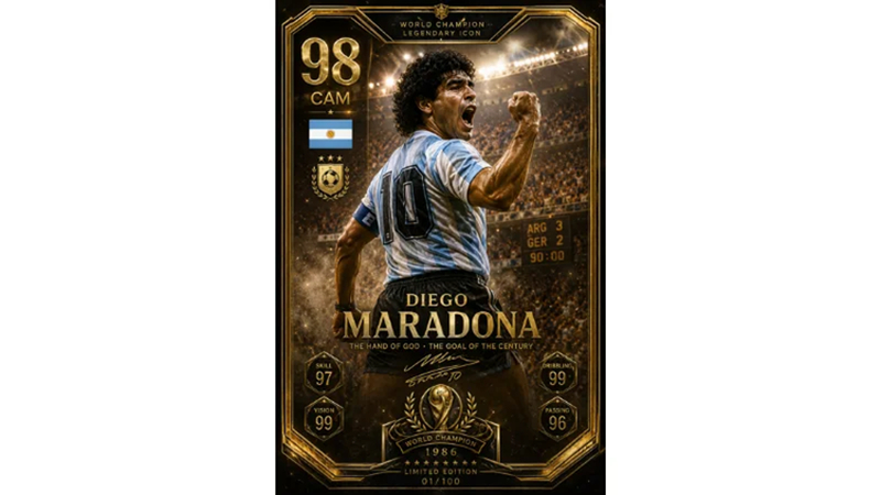 world cup football card