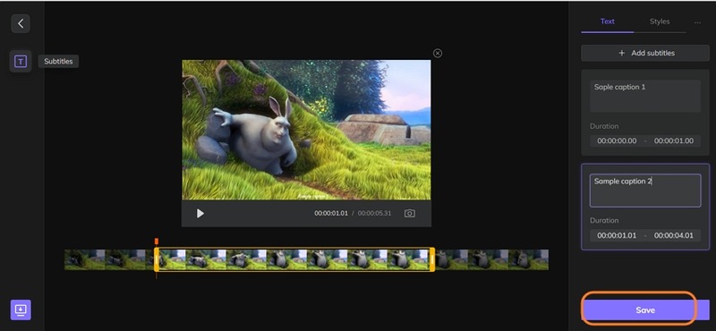 add captions to youtube shorts hitpaw online video editor guide 4