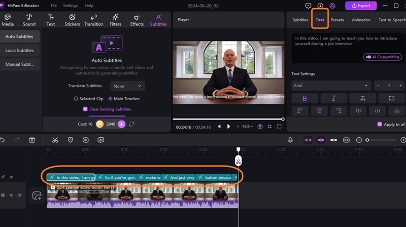 add captions to youtube shorts hitpaw edimakor guide 5